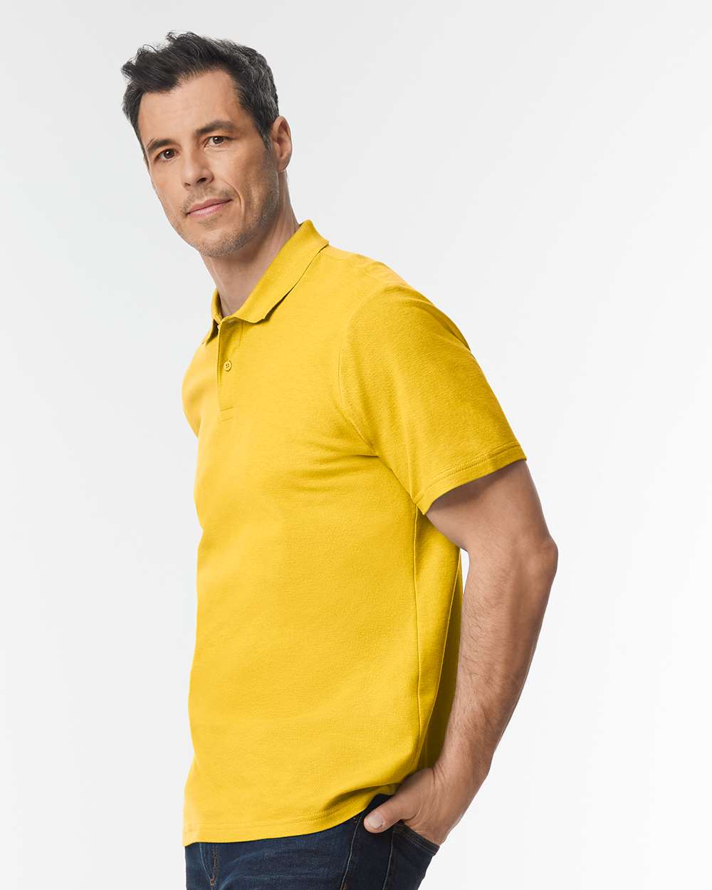 Gildan - Softstyle® Adult Pique Polo With Custom Logo / Name on Chest